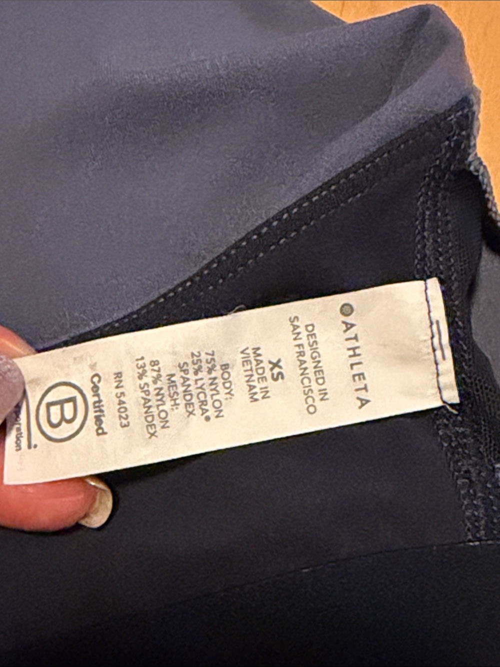 Athleta Slate Gray Racerback Tank - Picture 5 of 5